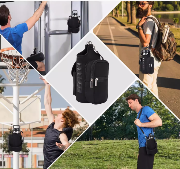 Magnetic Gym Water Bottle Bag