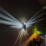 Bald Eagle LED Wall Lamp with Wings of Light